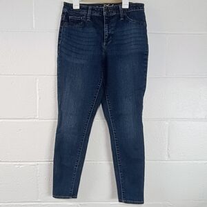 Universal Thread High Rise Skinny Jegging Medium Denim Blue Women's Size 6 Short